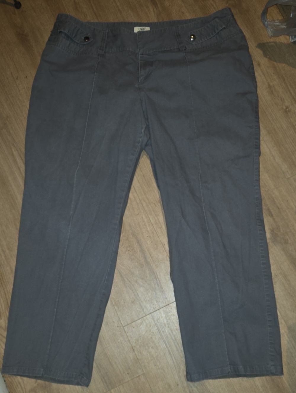 Cato Men’s Gray Straight-Leg Chinos